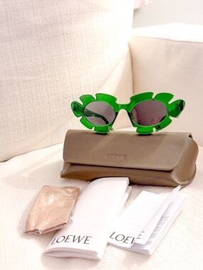 Loewe Flower Sunglasses with Case